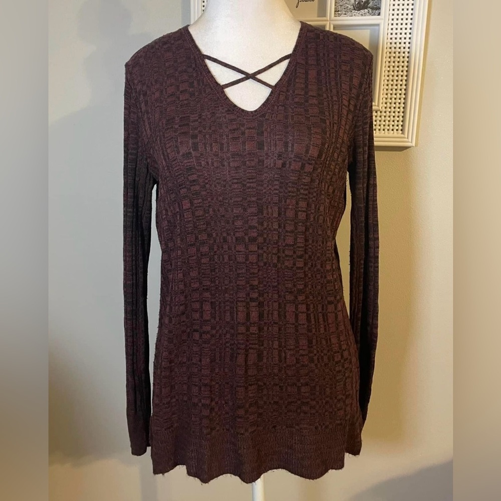 Apt. 9 Criss Cross Sweater Size Small
